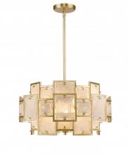 Mariana 250623 - Skyler 6 Light Pendant - Gold Leaf